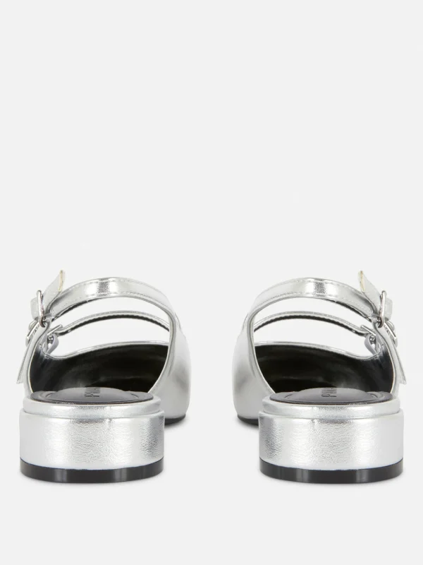 Babies à Talon Ouvert Et Double Bride