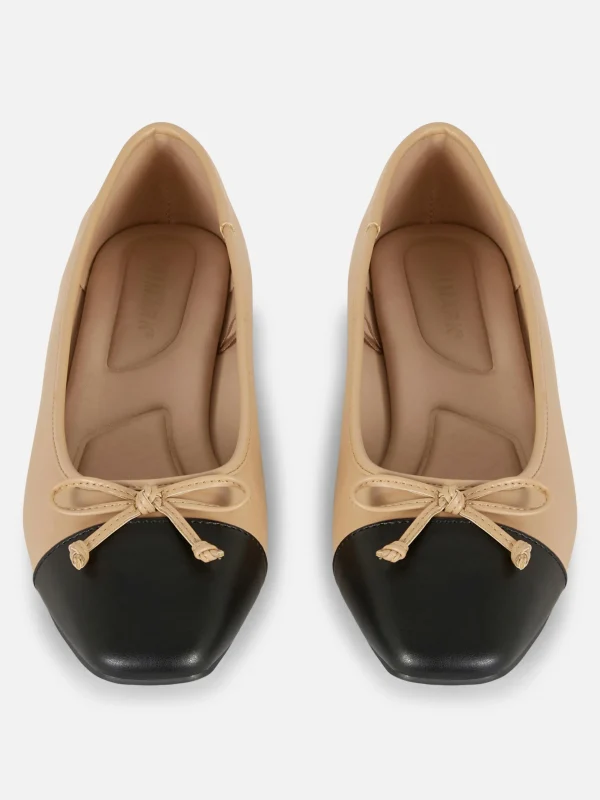 Ballerines à Bout Renforcé Contrastant