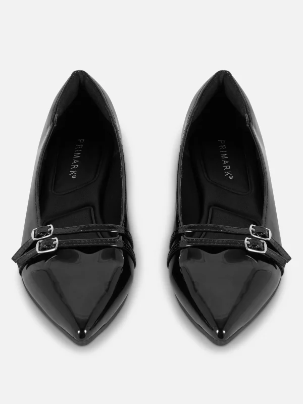 Ballerines Vernies à Bout Pointu