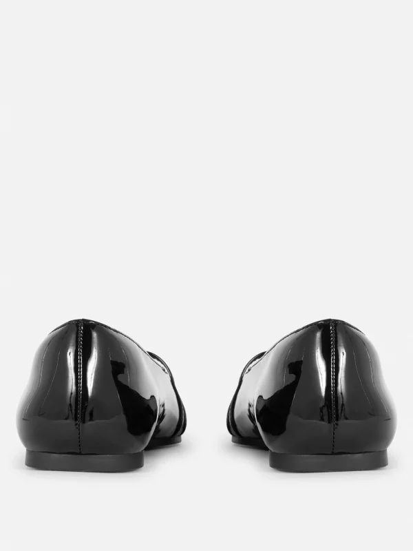 Ballerines Vernies à Bout Pointu