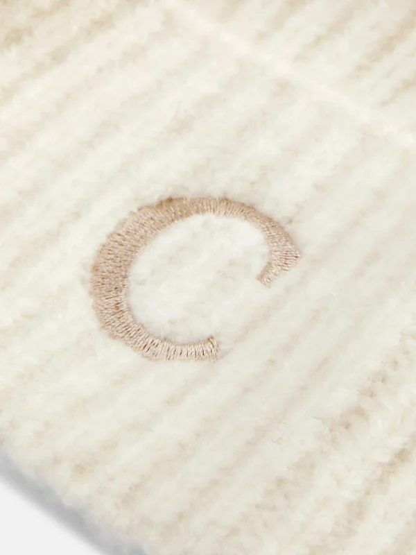 Bandeau En Tricot Avec Initiale Brodée