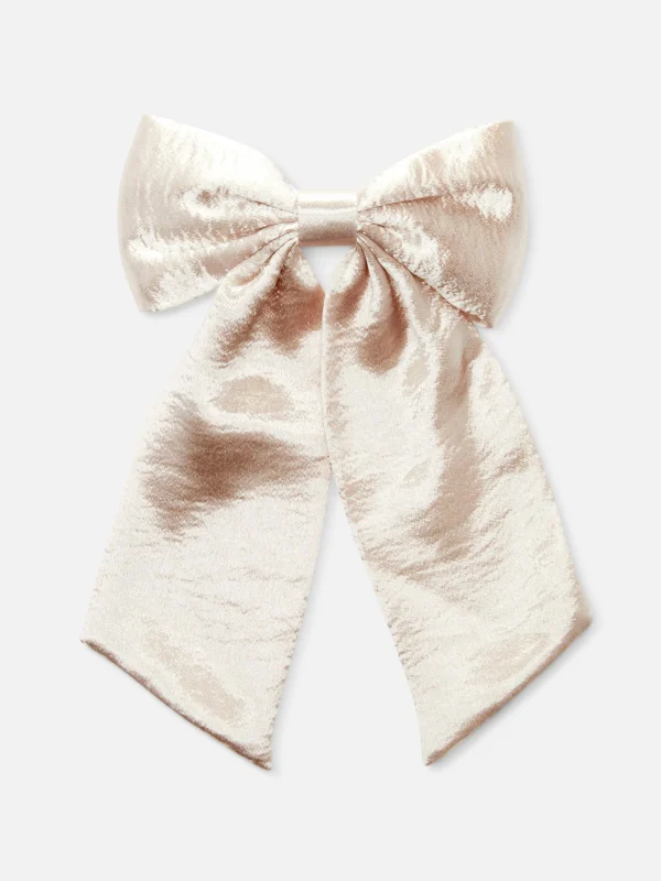 Barrette à Nœud Texturé