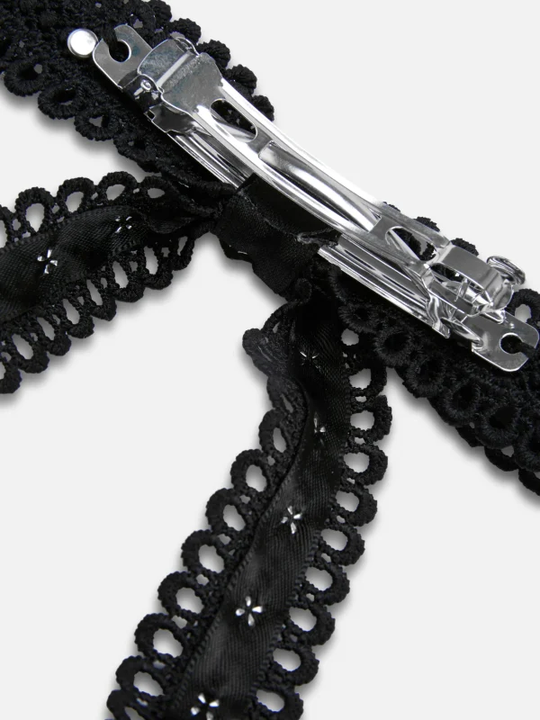 Barrette Avec Nœud En Dentelle Halloween