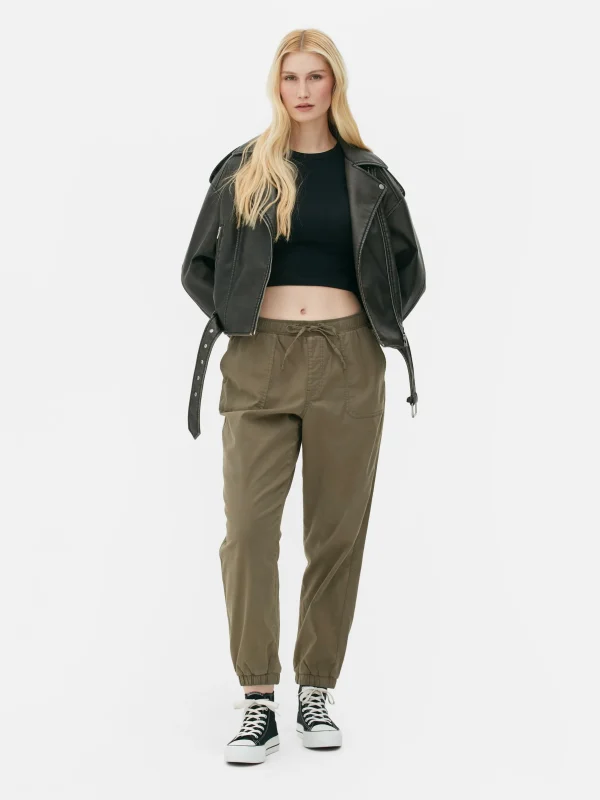 Bas De Jogging à Revers Et Cordon De Serrage