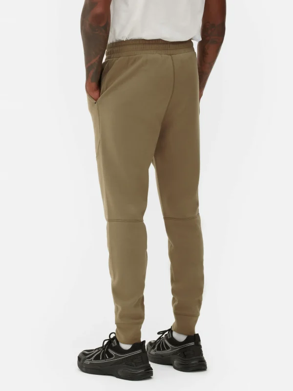 Bas De Jogging Contrecollé Coupe Slim