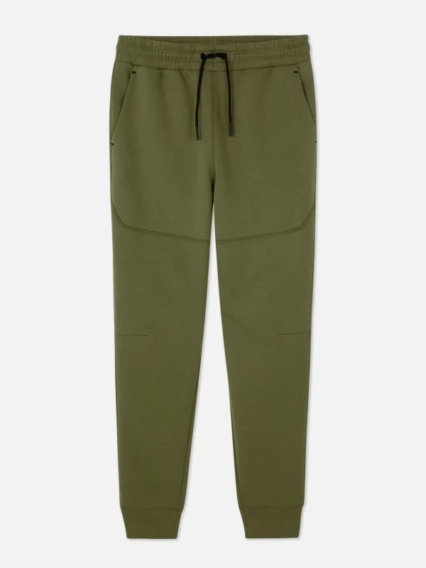 Bas De Jogging Contrecollé Coupe Slim