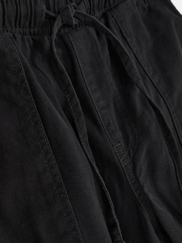 Bas De Jogging En Denim Avec Cordon De Serrage