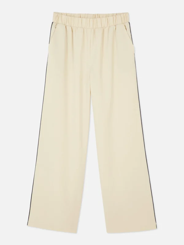 Bas De Jogging Large Rayé à Coordonner