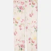 Bas De Pyjama Coupe Droite En Satin Floral