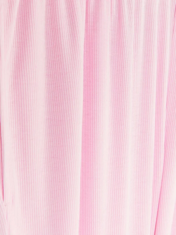 Bas De Pyjama Côtelé à Revers