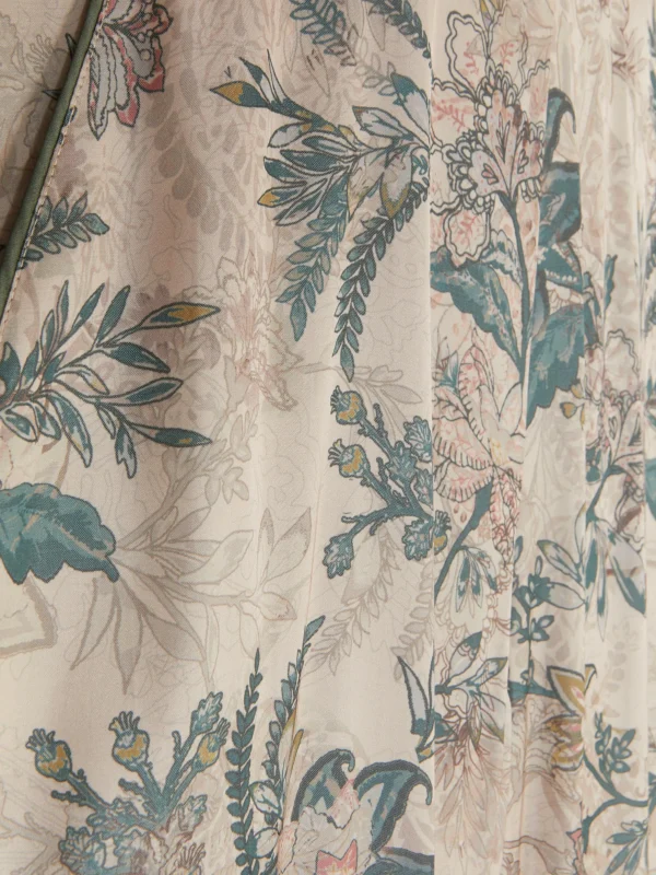 Bas De Pyjama En Satin à Fleurs