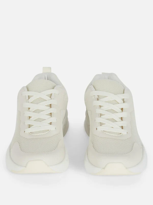 Baskets à Semelle épaisse Et Empiècements