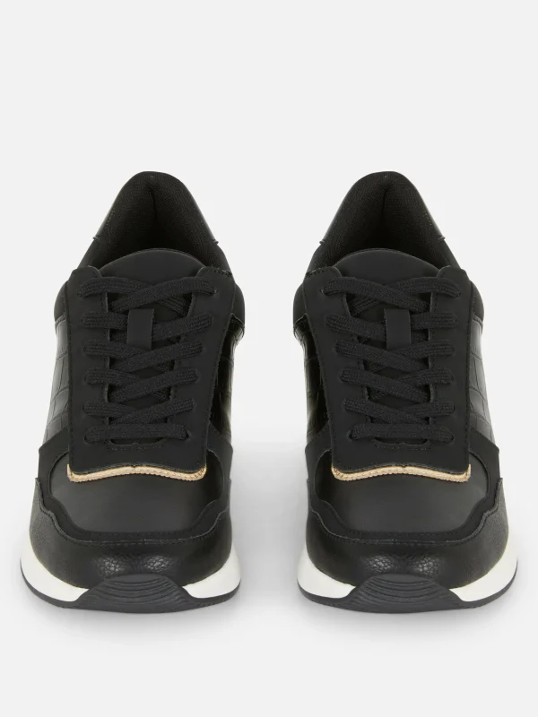 Baskets Compensées à Lacets