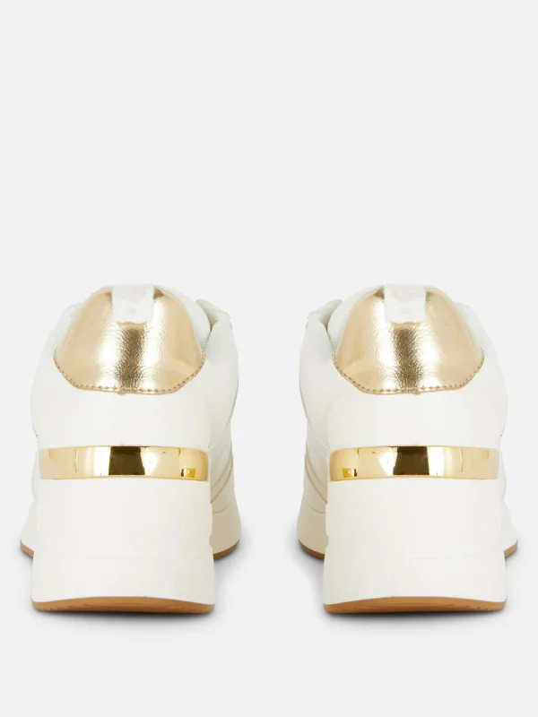 Baskets Compensées à Lacets