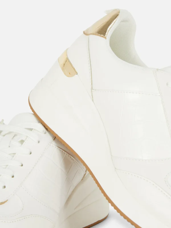 Baskets Compensées à Lacets