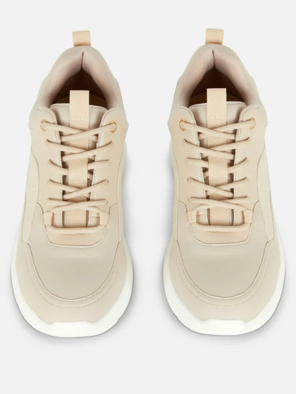 Baskets Compensées Avec Finitions Métallisées