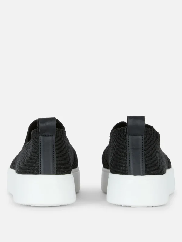 Baskets En Maille Côtelée