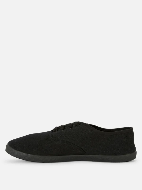 Baskets En Toile à Lacets