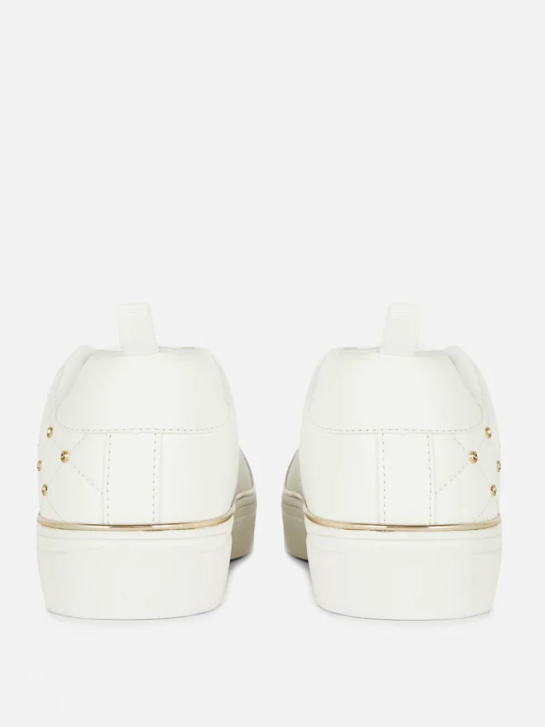 Baskets épaisses à Clous Et Strass