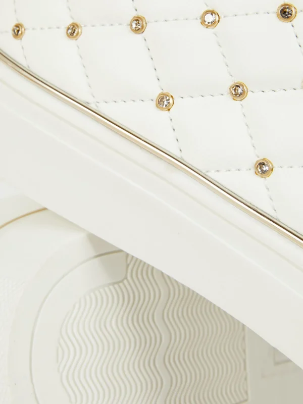 Baskets épaisses à Clous Et Strass