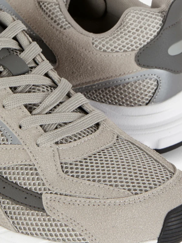 Baskets Sport à Empiècement En Maille