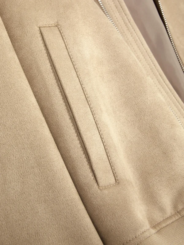 Blouson Bomber En Suédine