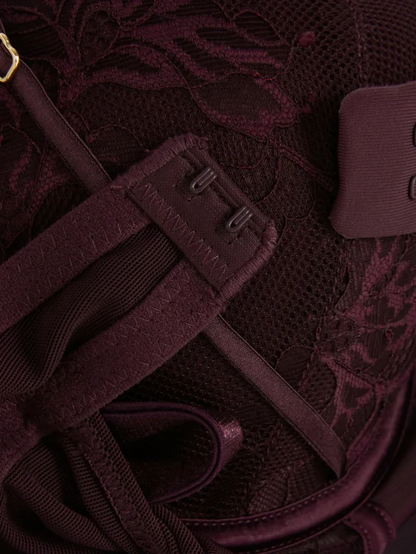 Body Push-up En Dentelle à Bretelles