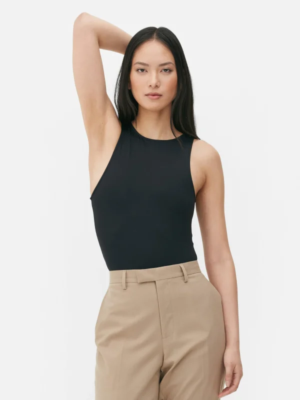 Body Sans Manches à Col Nageur