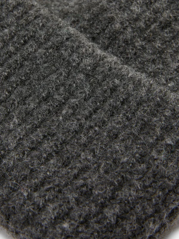 Bonnet En Grosse Maille à Revers