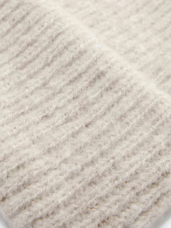 Bonnet En Grosse Maille à Revers