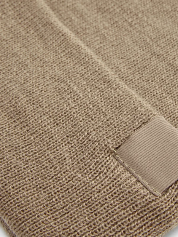 Bonnet En Maille Fine à Revers