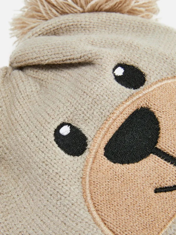 Bonnet Ours à Pompon