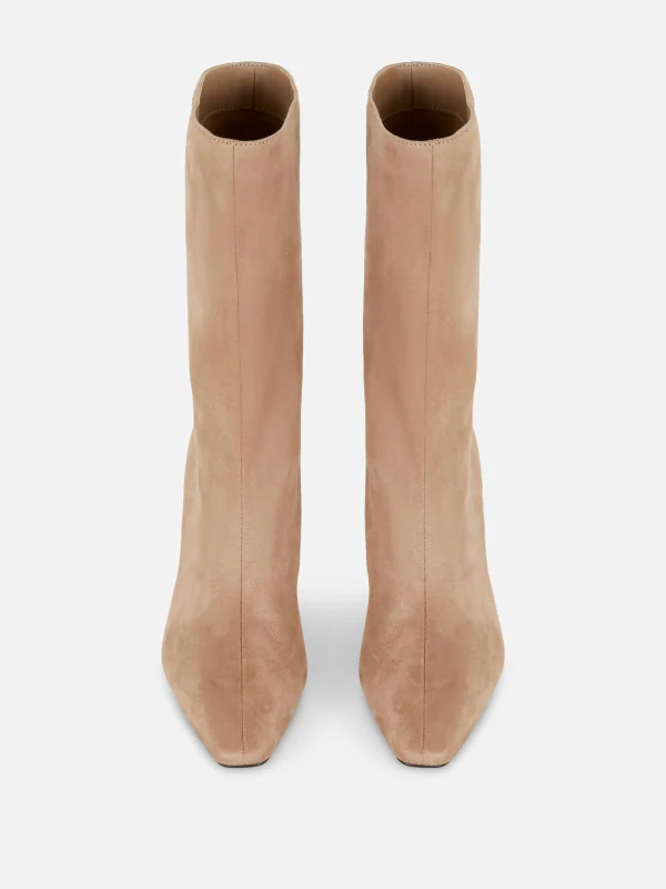 Bottes à Talons Aiguilles En Suédine