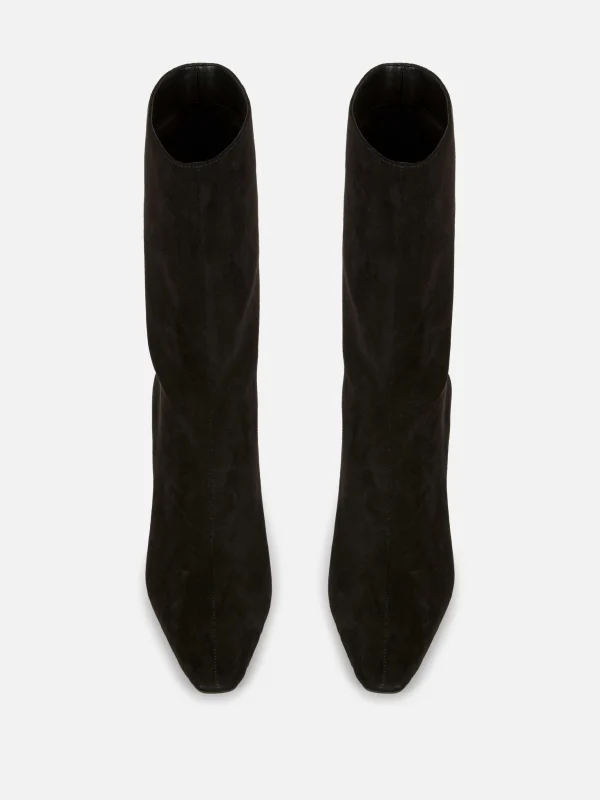 Bottes à Talons Aiguilles En Suédine