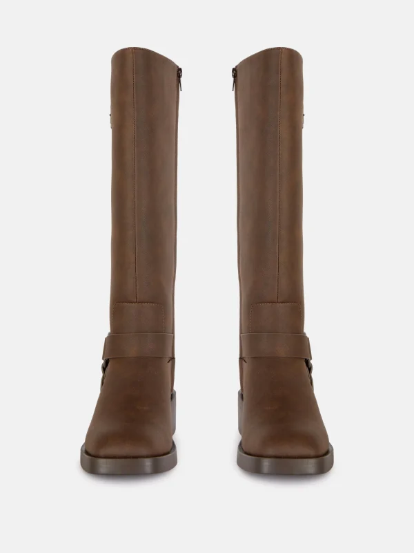 Bottes De Motard à Bout Carré