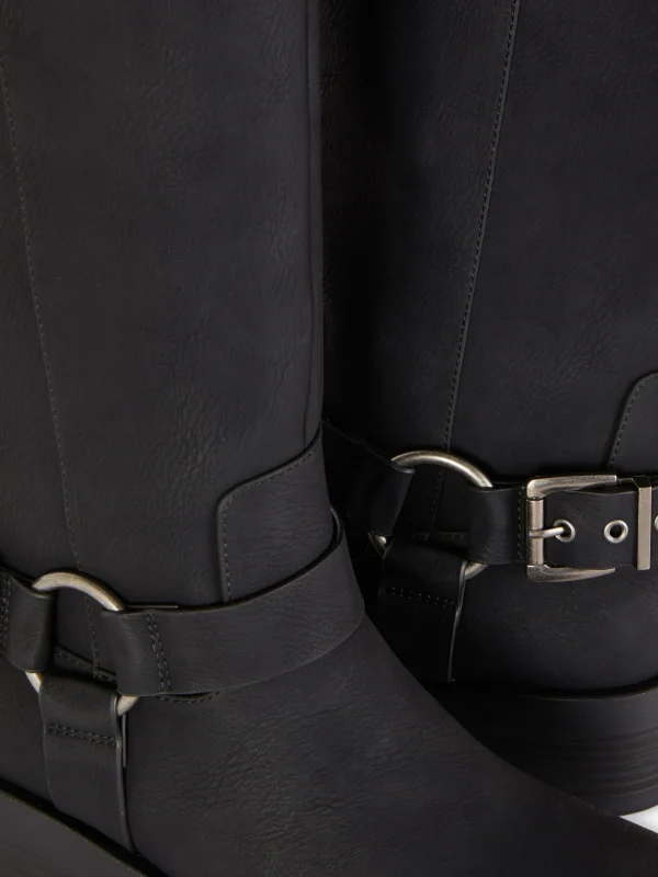 Bottes De Motard à Bout Carré