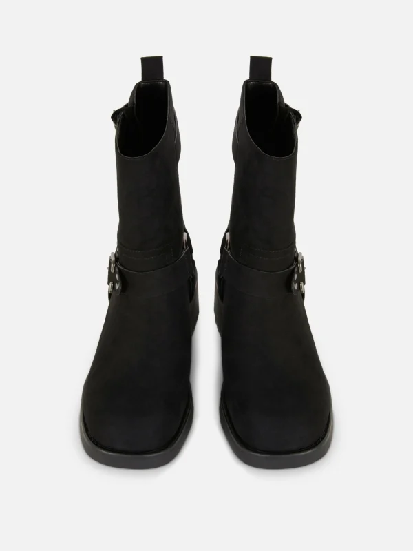 Bottes De Motard En Suédine