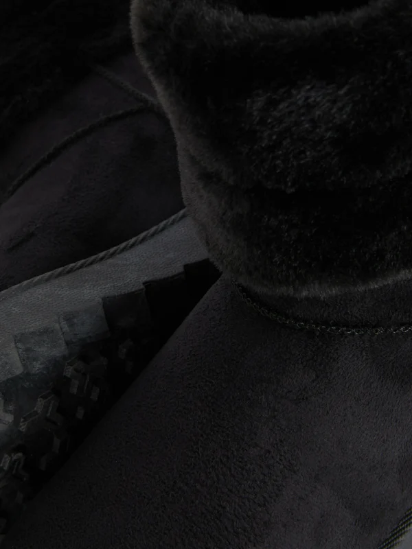 Bottes Doublées En Fausse Fourrure