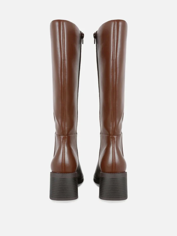 Bottes Hauteur Genou à Talon