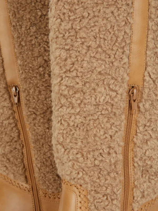 Bottes Montantes Effet Mouton Retourné Rita Ora