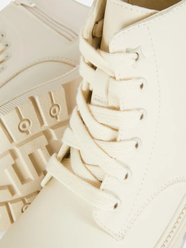 Bottes épaisses Zippées Sur Le Côté