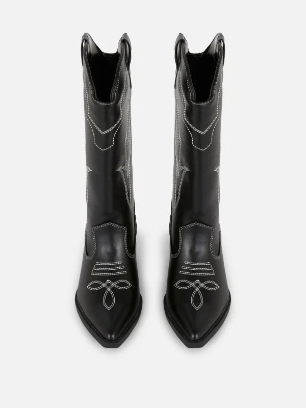 Bottes Santiags En Simili Cuir