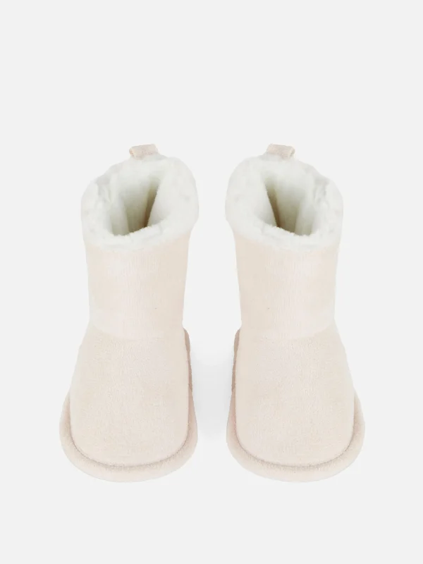 Bottillons à Finitions En Fausse Fourrure Pour Bébé