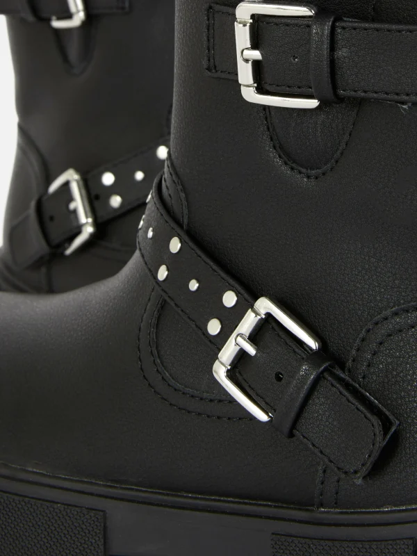 Bottines Avec Bride à Boucle