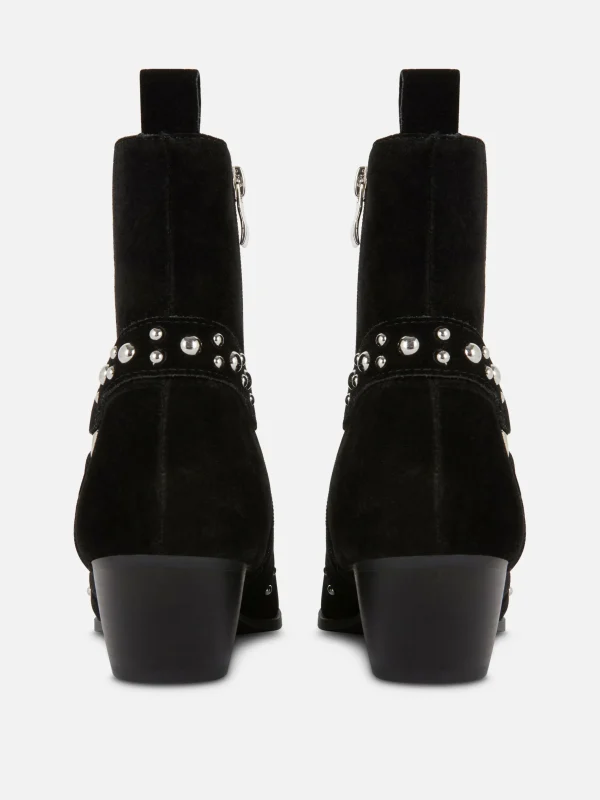 Bottines Cloutées En Suédine Rita Ora