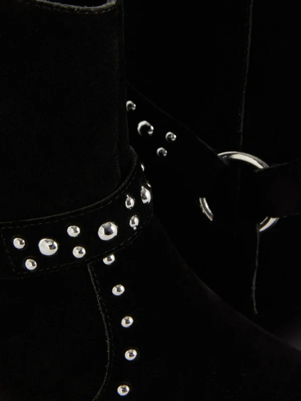 Bottines Cloutées En Suédine Rita Ora