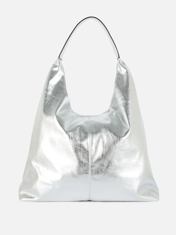 Cabas En Simili Cuir Métallisé