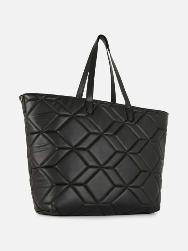 Cabas Matelassé En Simili Cuir