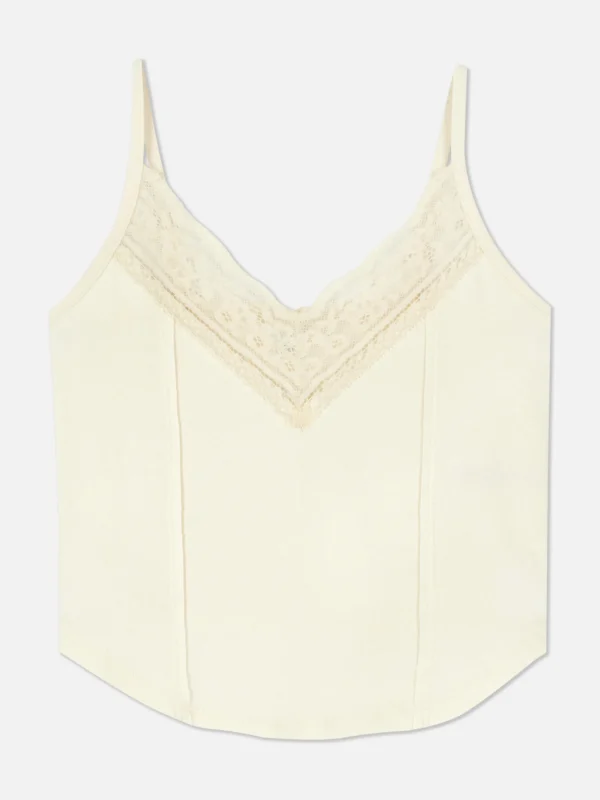 Caraco Court à Finitions En Dentelle Rita Ora