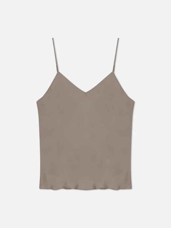 Caraco De Pyjama Court En Satin à Col En V